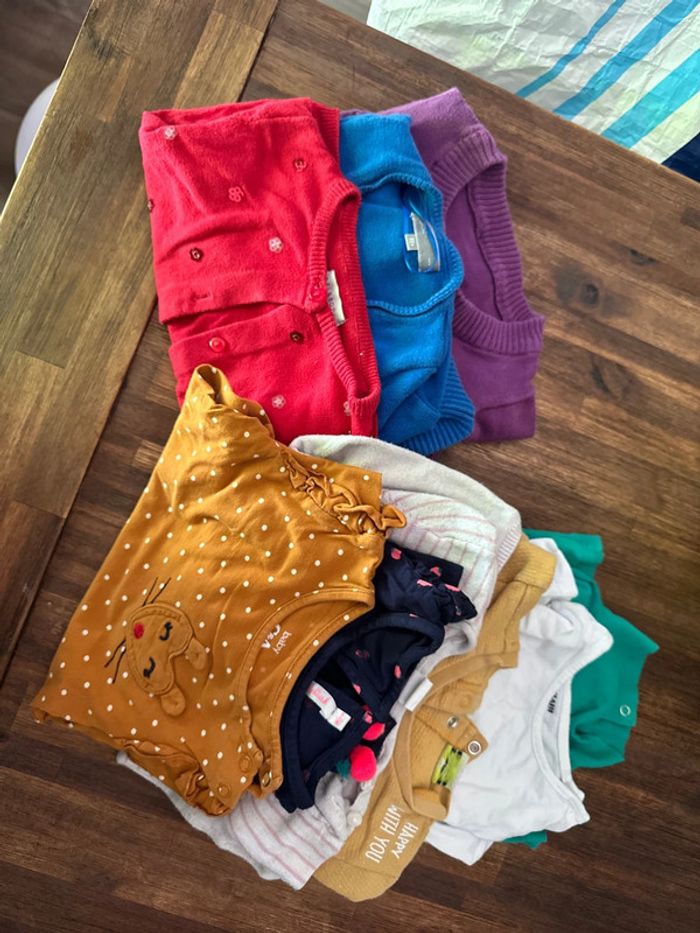 Lot de pull sous-pull et gilet