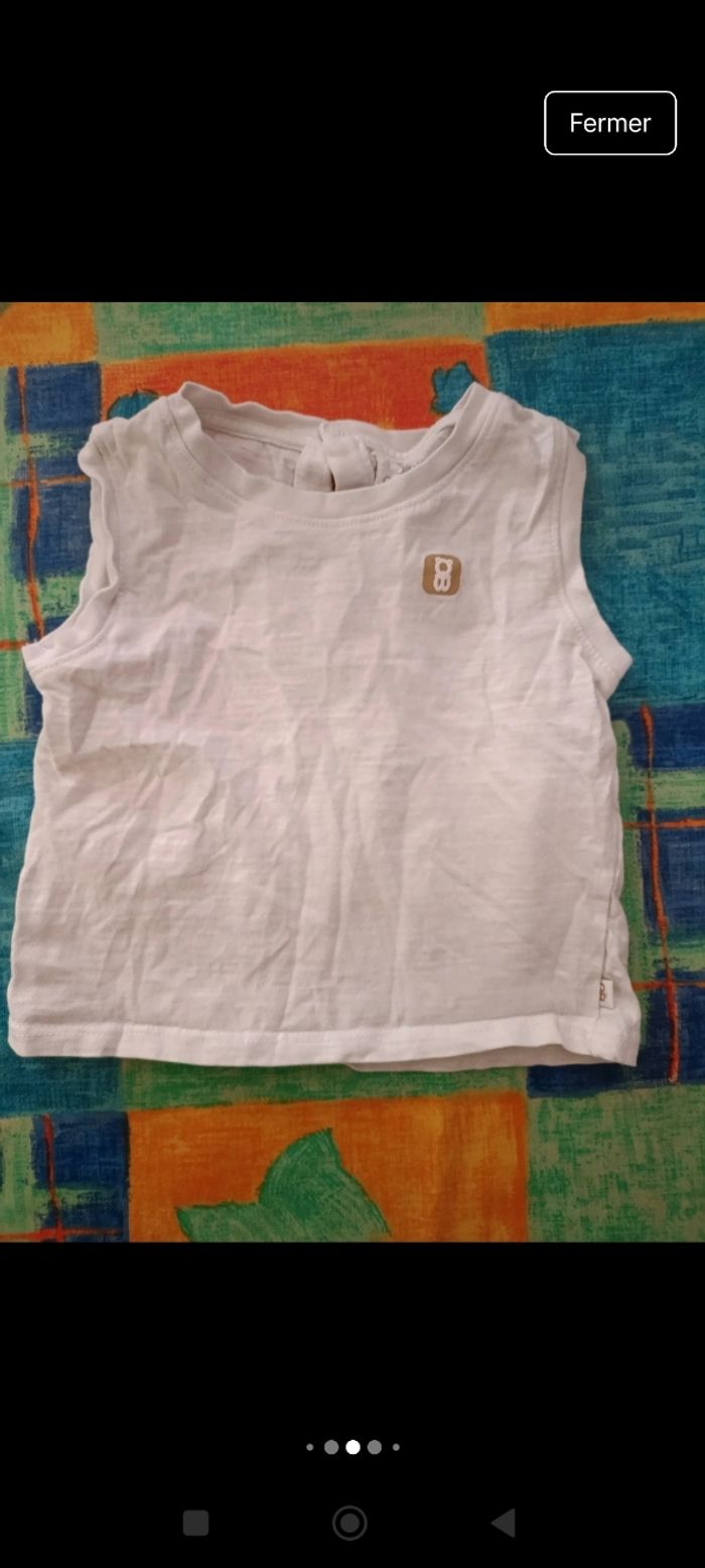 Lot Tshirt manches courtes 12 mois - photo numéro 4