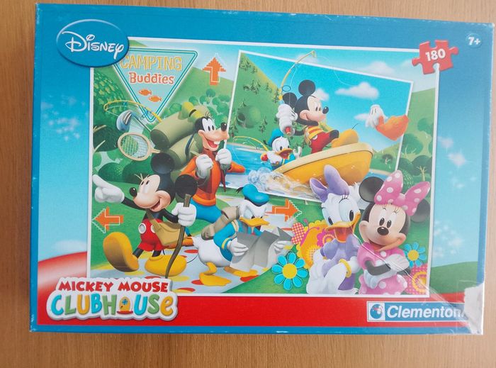 Puzzle 180 pièces - Disney Mickey, Minnie, Daisy, Donald et Dingo - photo numéro 3