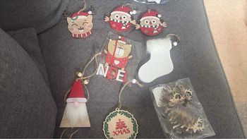 Lots en bois de Noël