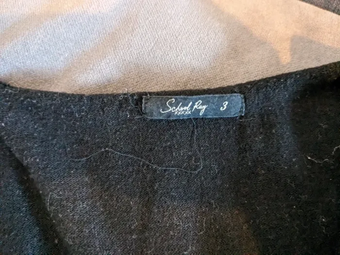Pull fin School Rag - noir - photo numéro 4