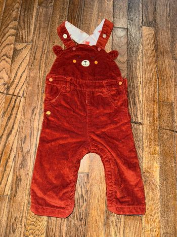 Salopette velour sergent major 12 mois