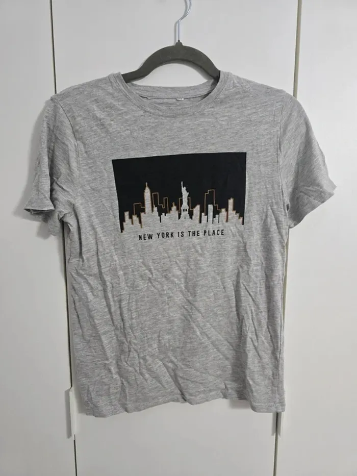 T-shirt gris New York