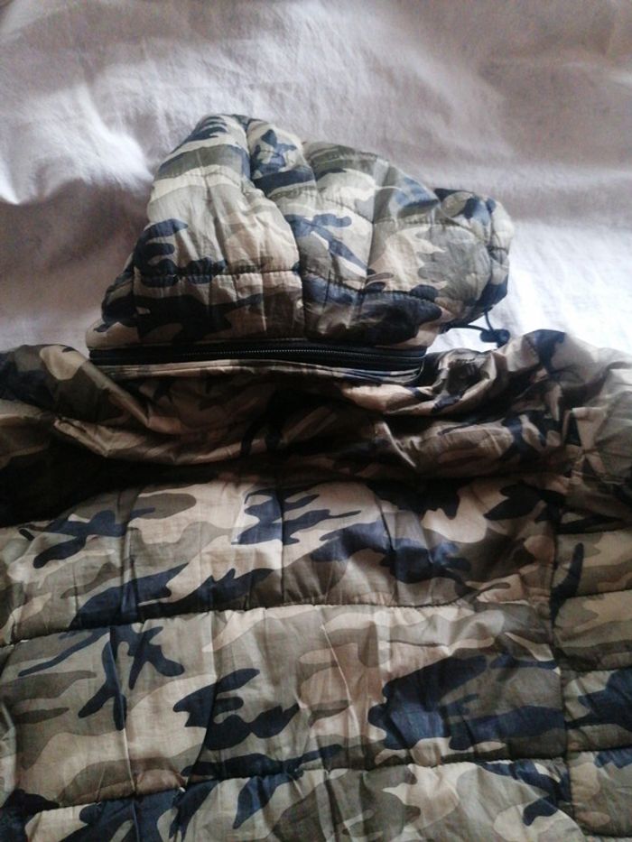 Doudoune mi saison camouflage kaki Coolcat - photo numéro 8