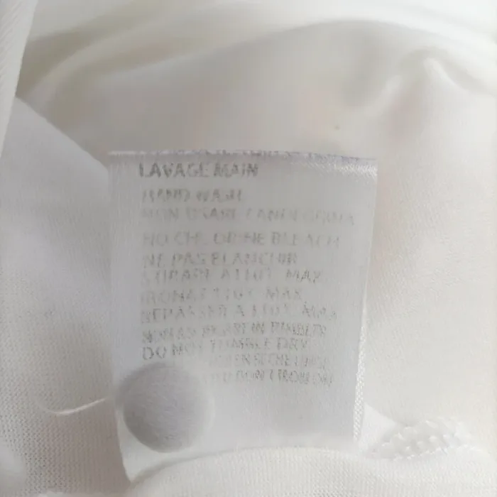 Blouse blanche romantique à plumetis transparents – Kilky Paris – taille M/L A1318 - photo numéro 12