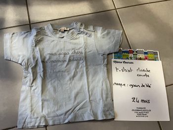 T shirt garçon 24 mois