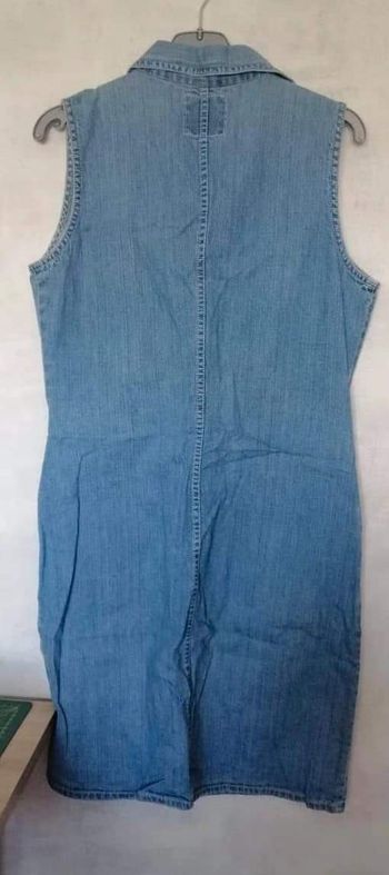 Robe jeans sans manches t 38 40
