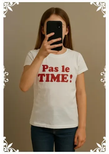 T-shirt blanc taille 12 ans enfant fille Kiabi