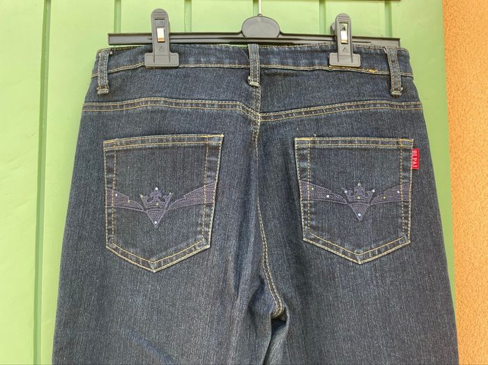 Pantalon jean bleu - photo numéro 7