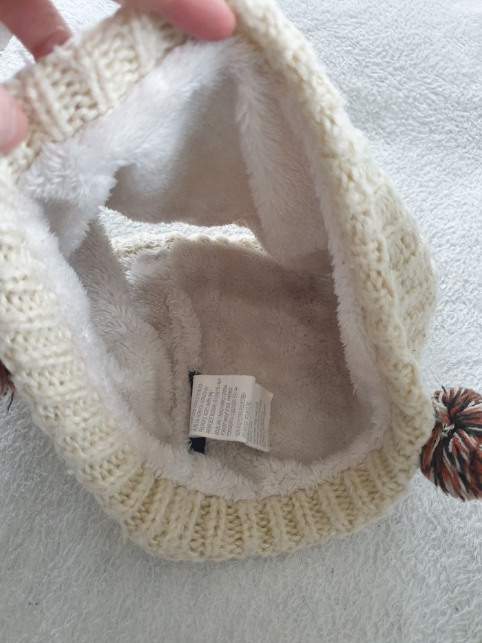 Tour de cou a pompons enfants - photo numéro 3