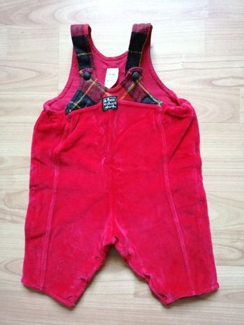 Salopette 6 mois Absorba rouge