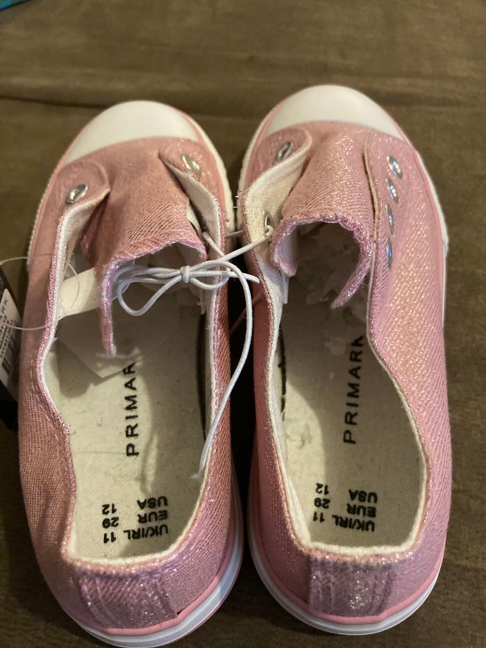 Baskets rose pailletté neuves - photo numéro 2