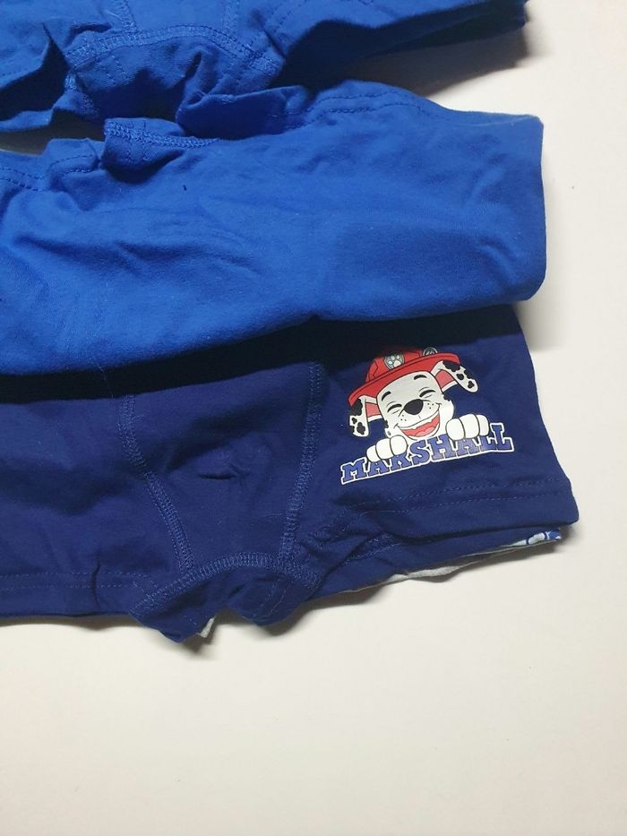 8 boxers tailles  5/6 ans pat patrouille - photo numéro 4