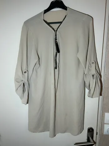 Tunique beige vintage