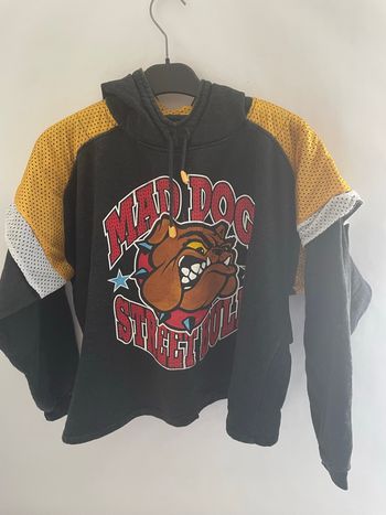 Sweat a capuche vintage américain mad dog street bull 