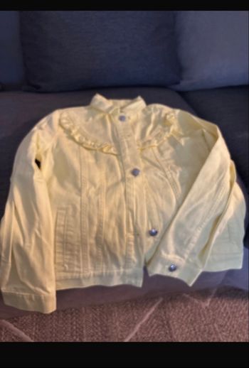 Veste en jeans jaune