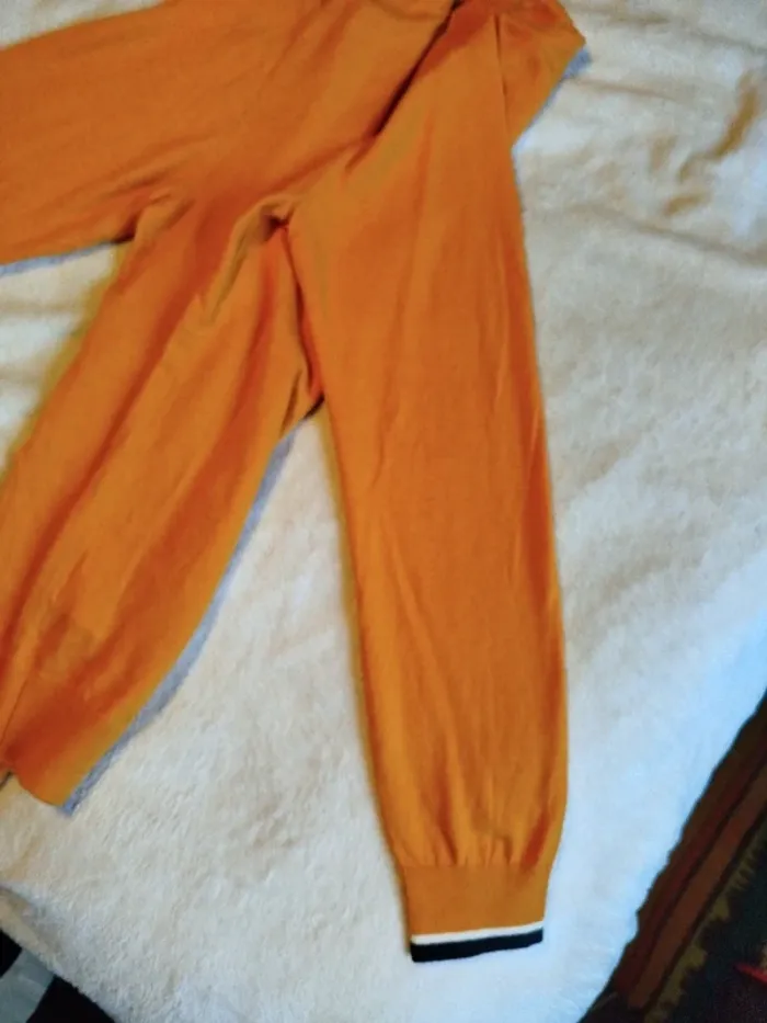 Pull Gas col orange col rond coton , cashmere et polyester - photo numéro 7