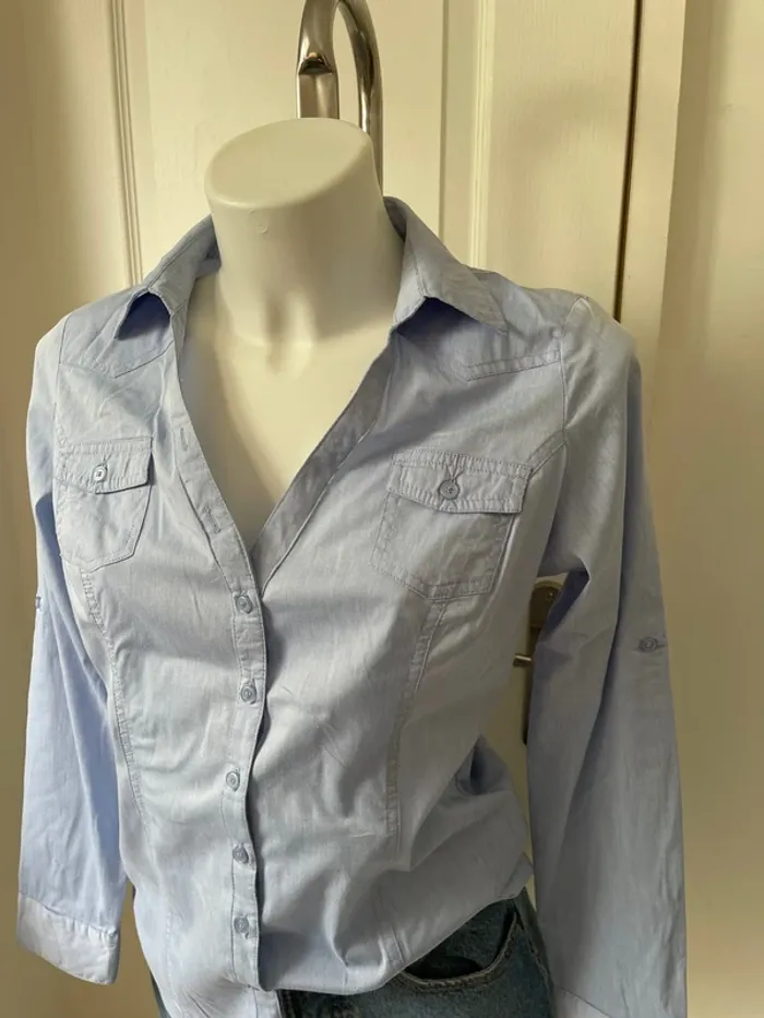 Chemise bleue - photo numéro 6