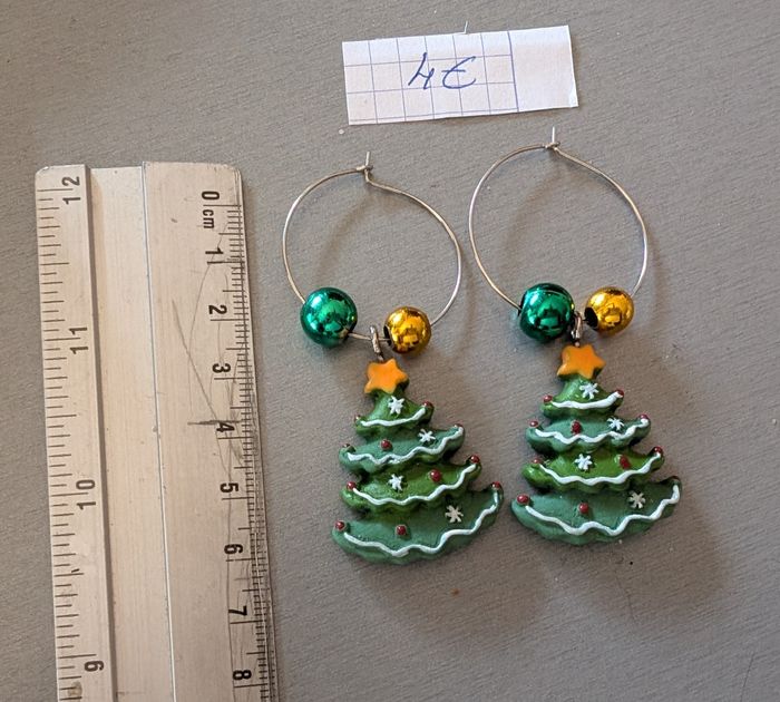 Boucles d'oreilles sapin