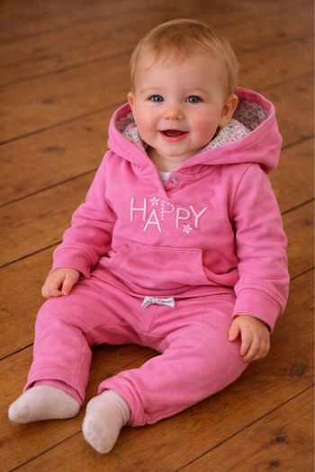 Ensemble jogging rose 12/18 mois