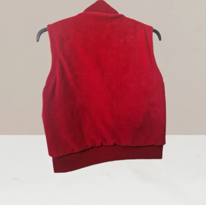 Doudoune sans manches noir & rouge - Lulu Castagnette - Taille 40/42 - photo numéro 4