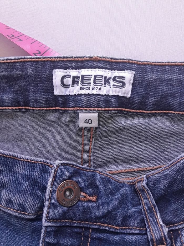 Jean slim taille haute Creeks taille 40 - photo numéro 3