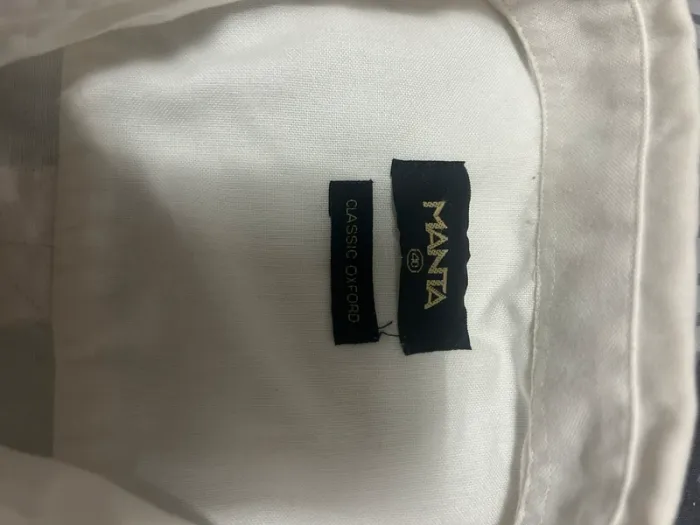 Chemise blanc cassée manche courte