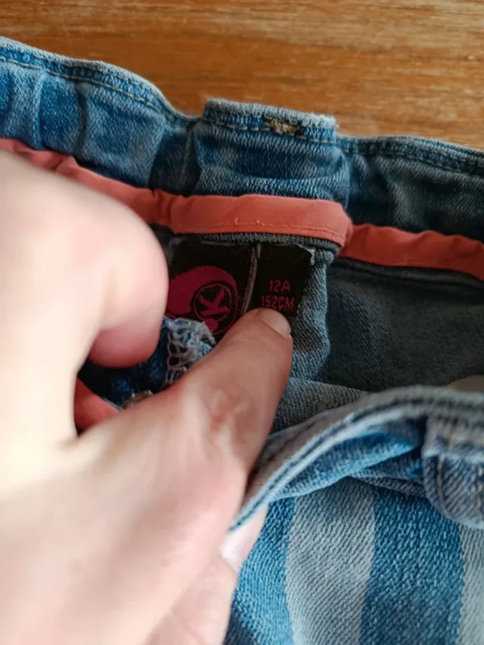 Short en jeans 12 ans - photo numéro 2