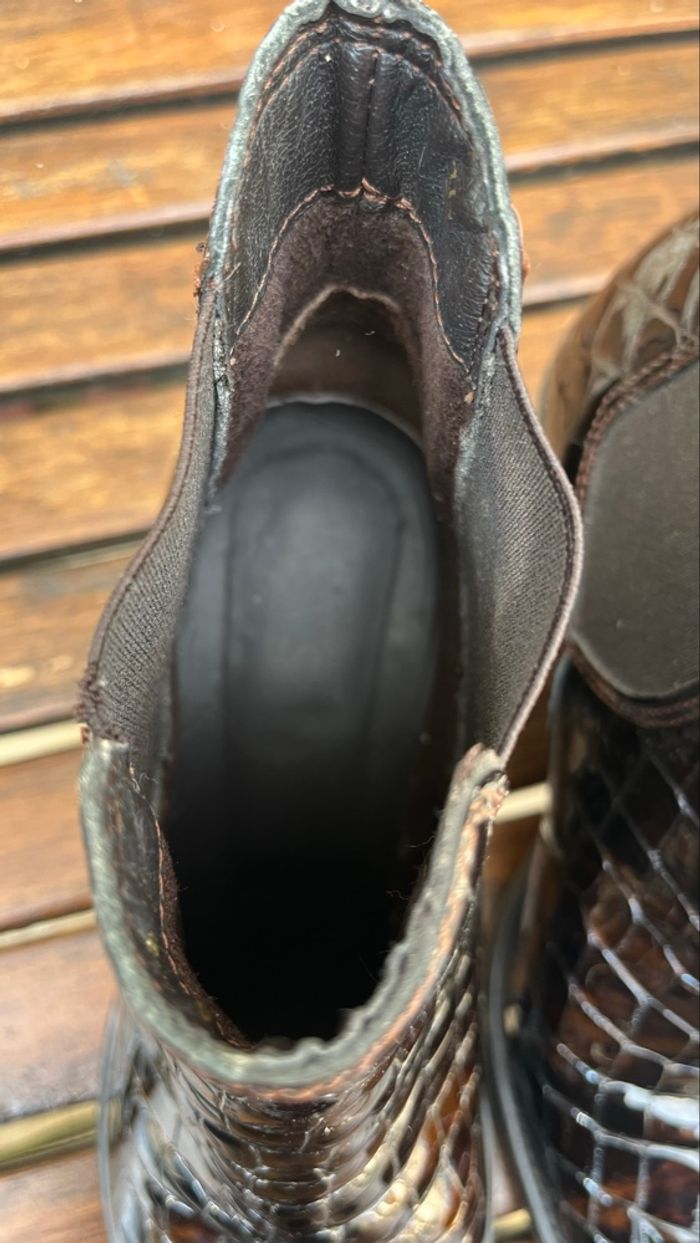 Chaussure Chelsea croco - photo numéro 6