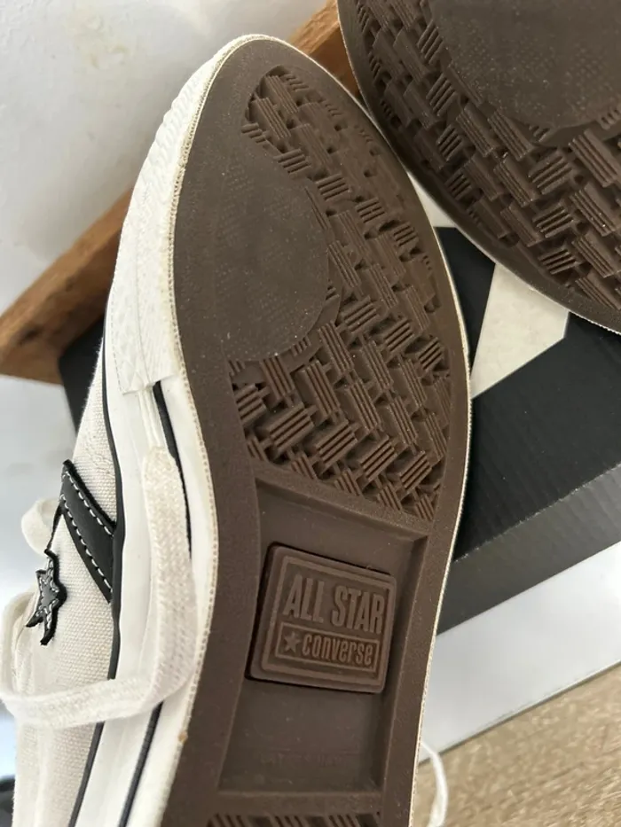 Converse 40,5 blanches - photo numéro 8