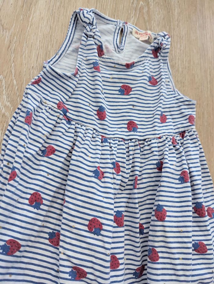 Robe fraise 12 mois DPAM - photo numéro 2