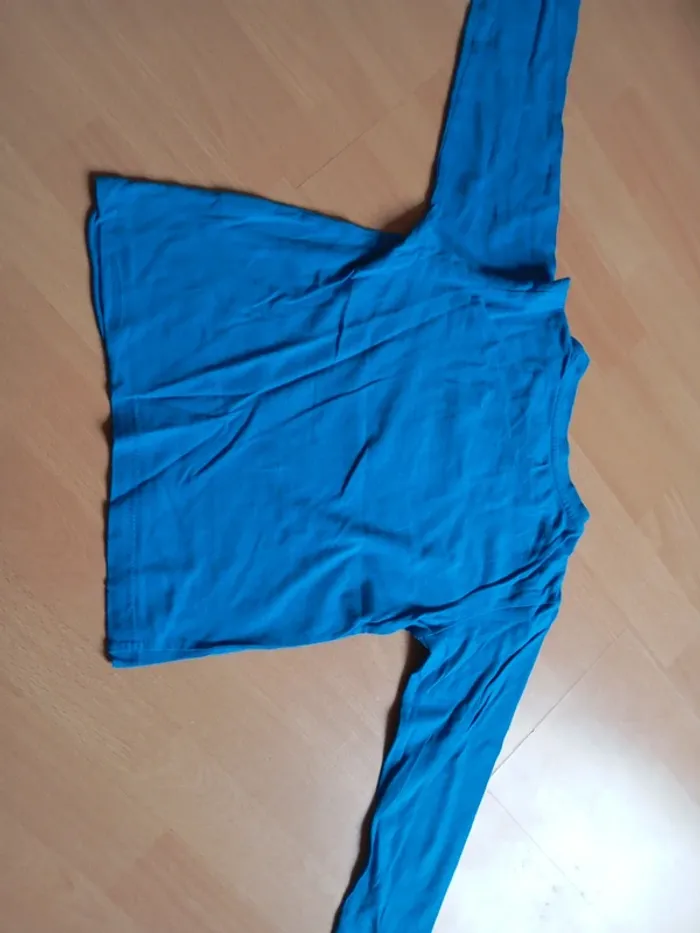 Tee shirt manches longues dinosaure 5 ans tissaia - photo numéro 4