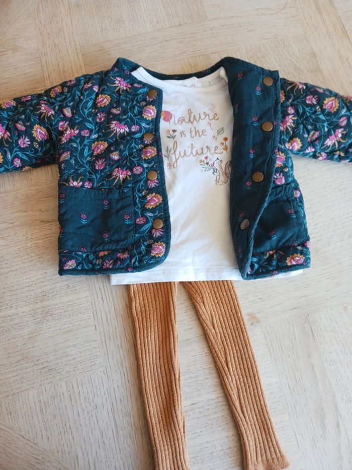 Ensemble fille 2 ans little cigogne - photo numéro 2