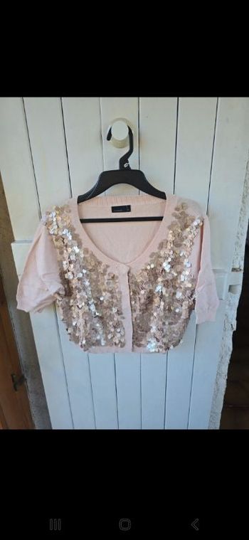 Gilet court à sequins vero moda M