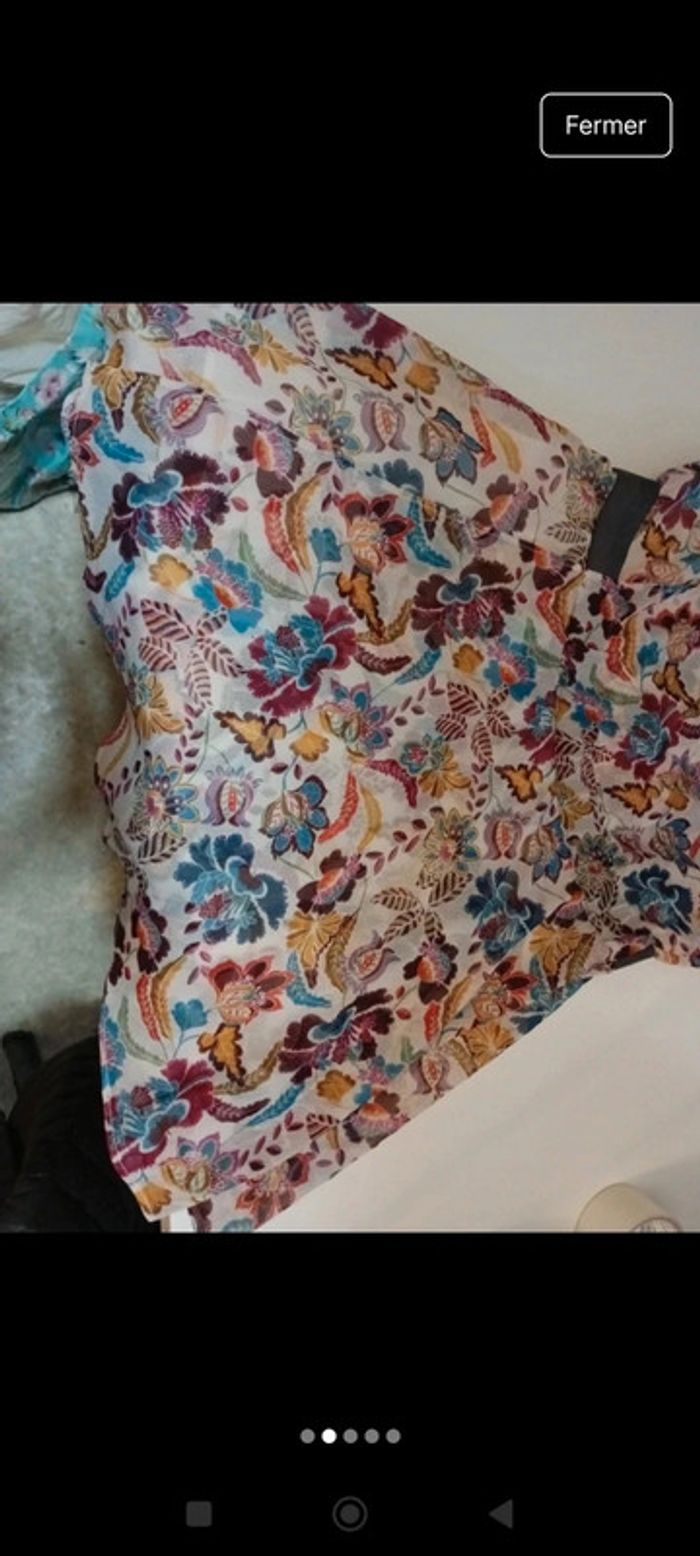 Robe tunique femme légère Trend by Captain tortue taille 40 cintrée a la taille - photo numéro 2