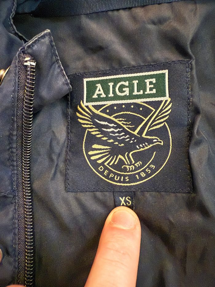 Imperméable Aigle bleu marine Taille XS - photo numéro 5
