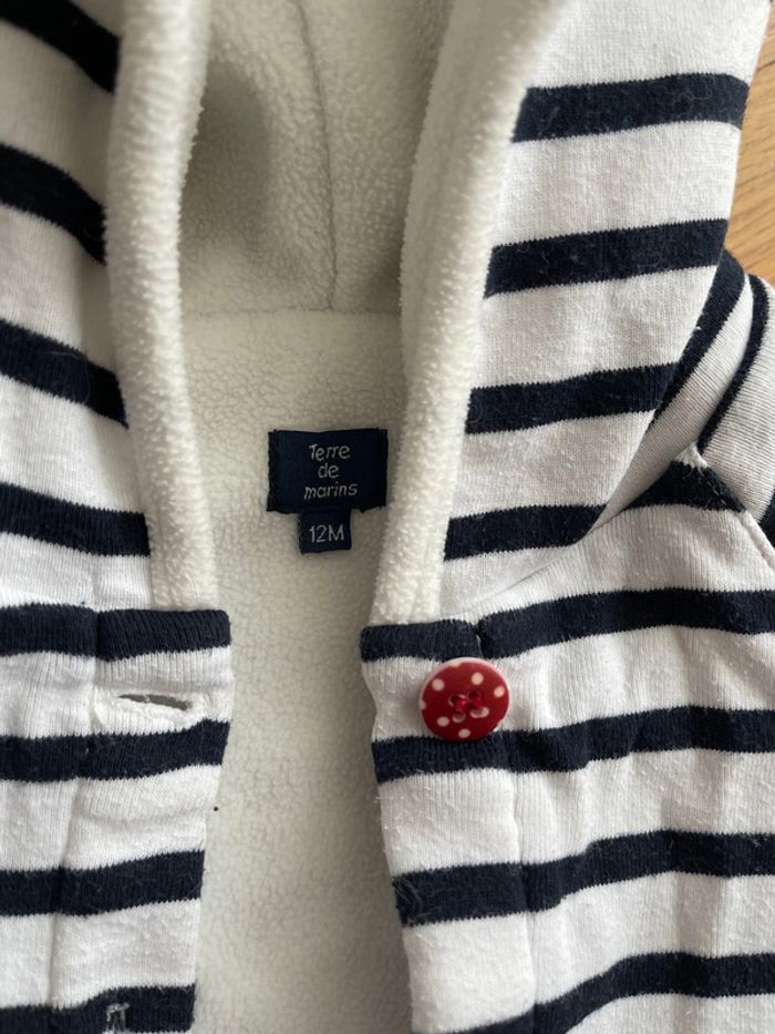 Gilet Terre de marins taille 12 mois - photo numéro 4