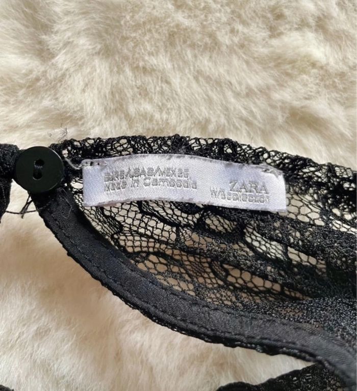 Haut manches courtes Zara taille S - photo numéro 4