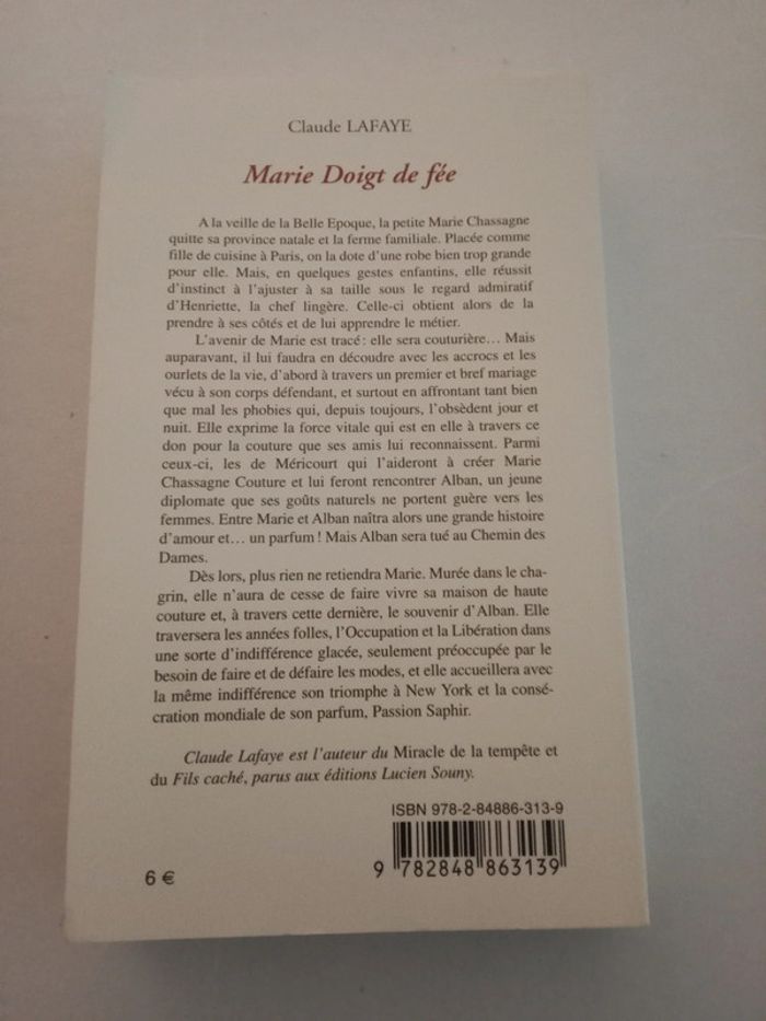 Claude Lafaye 📚 Marie Doigts de fée - photo numéro 2