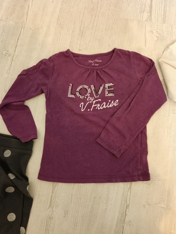 Lot 7 vêtements automne hiver 4 ans - photo numéro 3