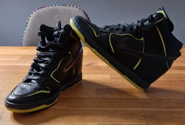 Baskets Nike dunk compensées pointure 36,5 - photo numéro 7