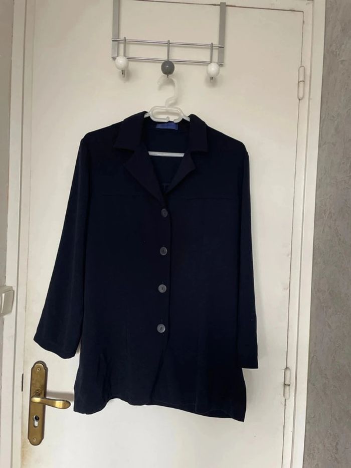 Chemise lourde bleu foncé