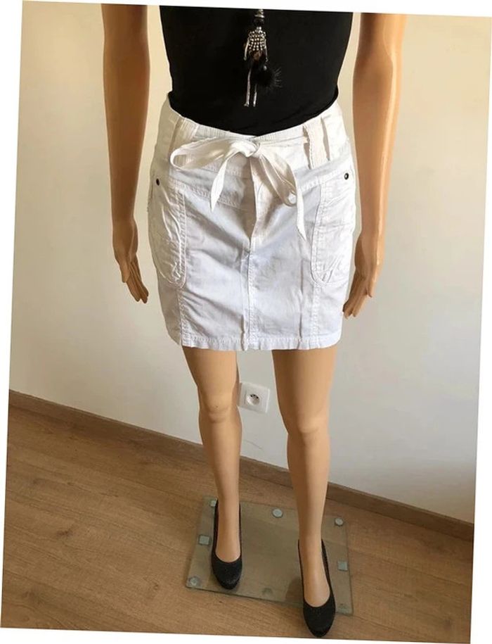 Jupe blanche Morgan taille 38 TBE