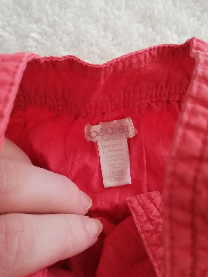 Robe short 1 mois fille obaïbi - photo numéro 2