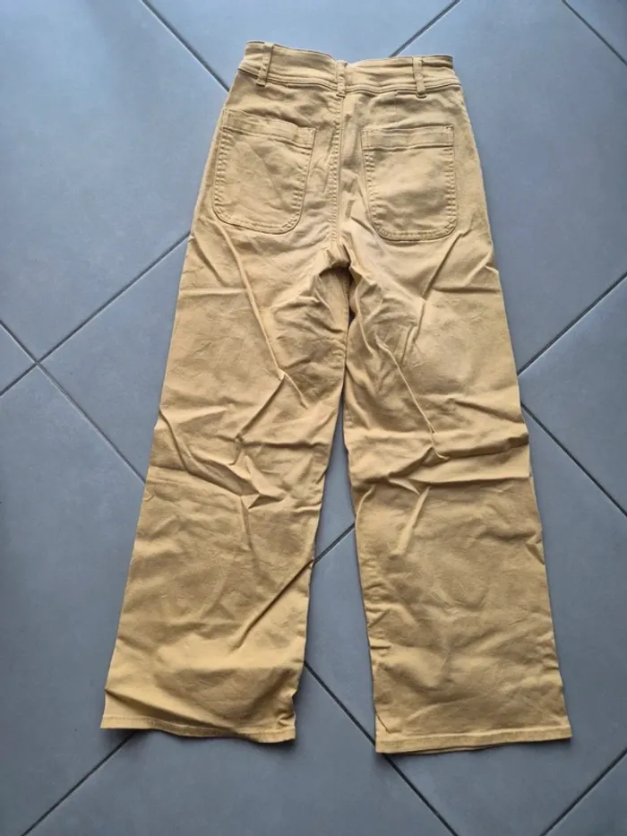 Pantalon jaune cache cache 34 - photo numéro 4