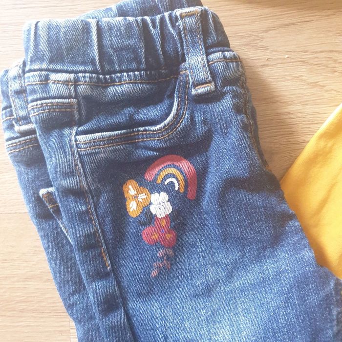 🩷 Ensemble tee-shirt ML jeans 4 ans Tex #emyfleury_4ansfille - photo numéro 4