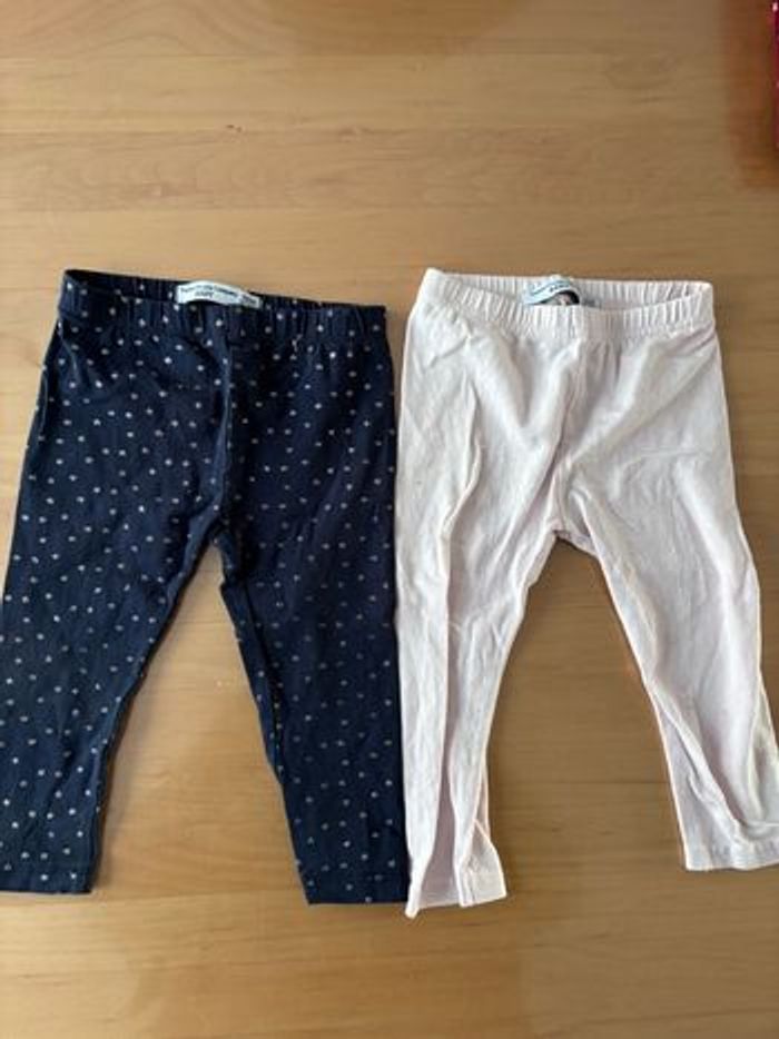 Lot de 2 leggings 18M