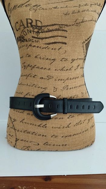 Ceinture noire 90 cm femme