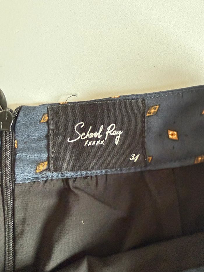 Jupe bleu marine neuve taille 34 school rag - photo numéro 7