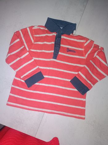 Polo manches longues 4 ans